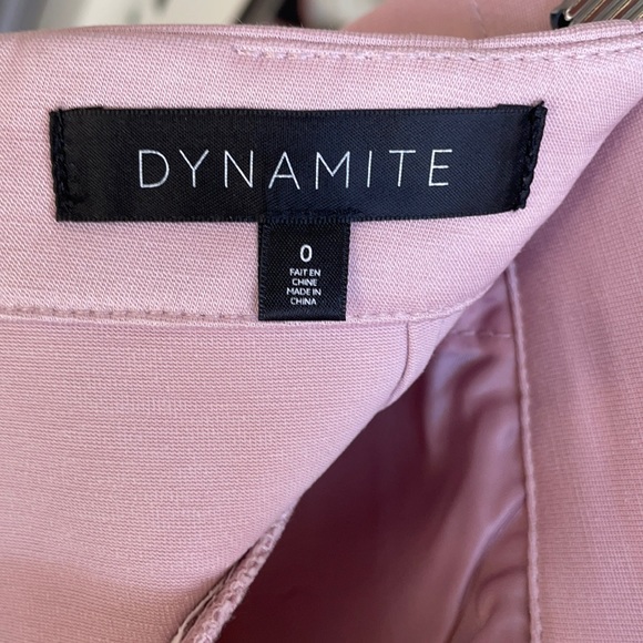 Pink satin-type skort - Picture 4 of 5